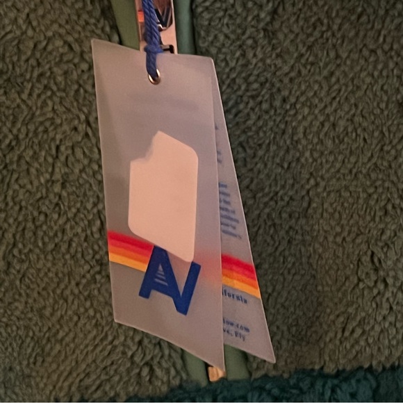 TEDDY APRES HALF ZIP COLOR BLOCK JACKET - GARDEN GREEN - Picture 8 of 15